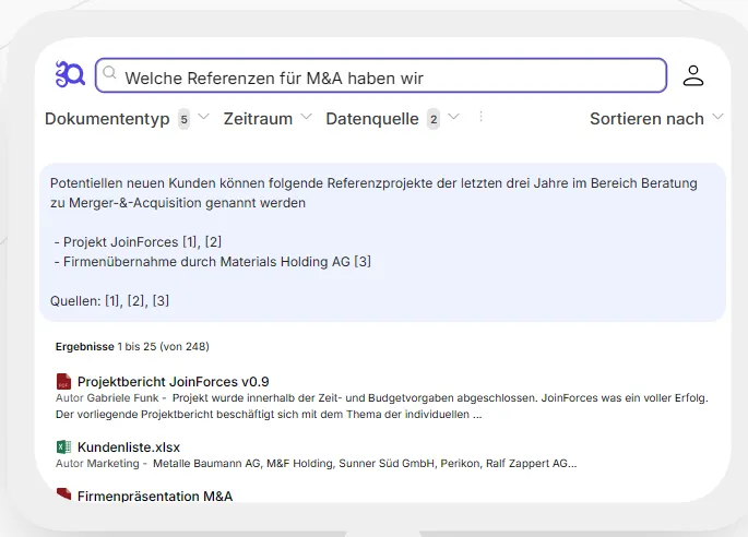 HydraFind: Sichere KI-gestützte Dokumentensuche für Unternehmen