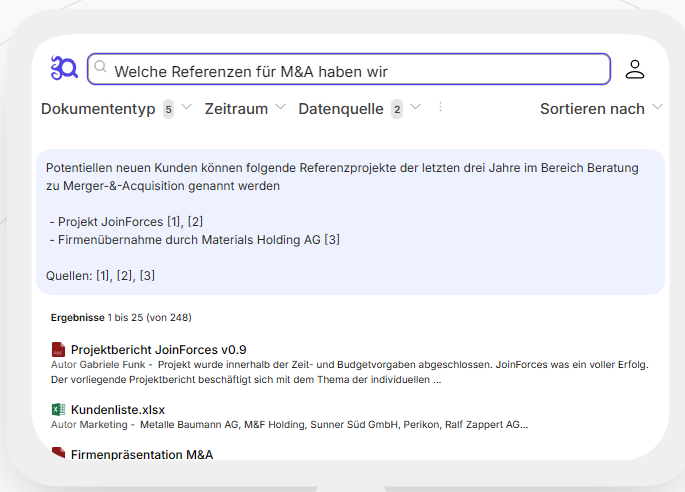 HydraFind: Sichere KI-gestützte Dokumentensuche für Unternehmen